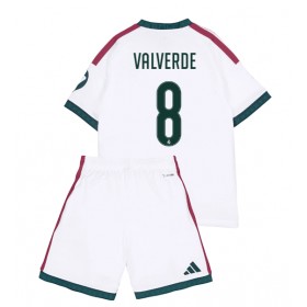 Real Madrid Federico Valverde #8 Koti Peliasu Lasten 2026-27 Lyhythihainen (+ Lyhyet housut)